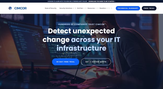 Cimcor website