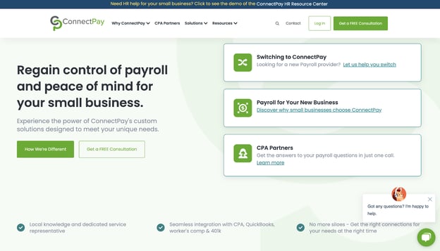 Connectpay website