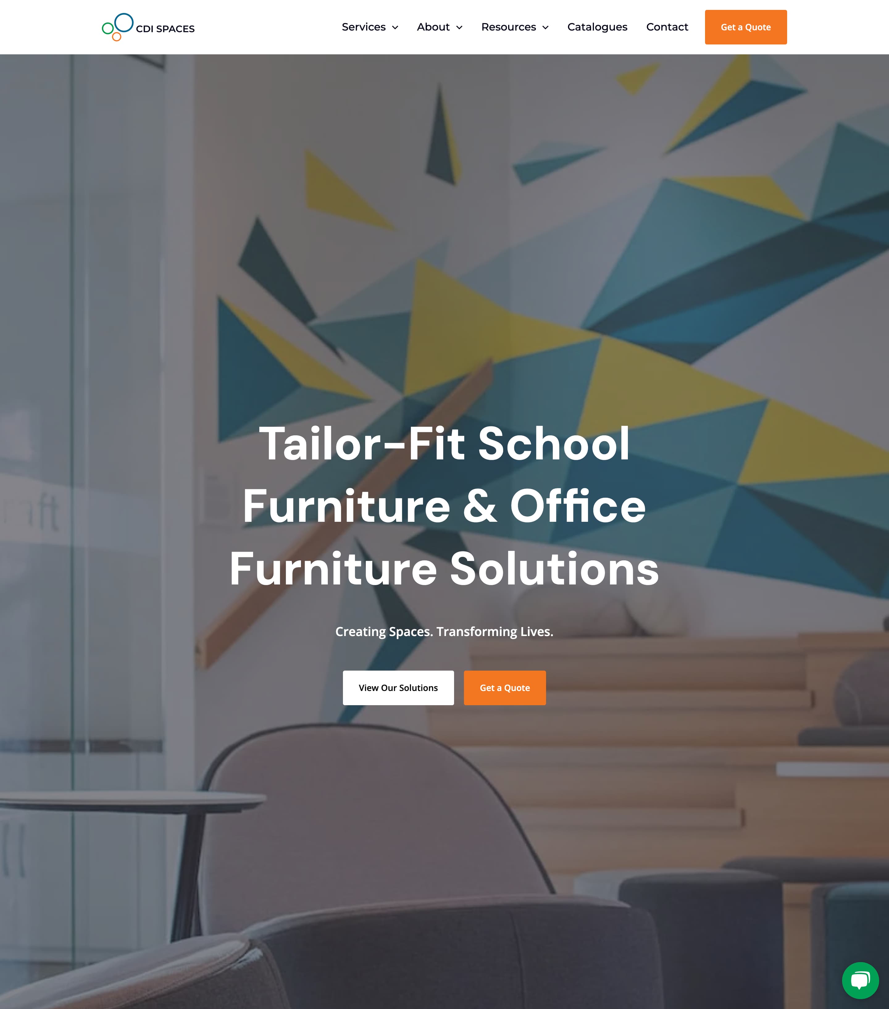 CDI Spaces website image