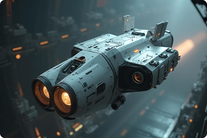 spaceship docking