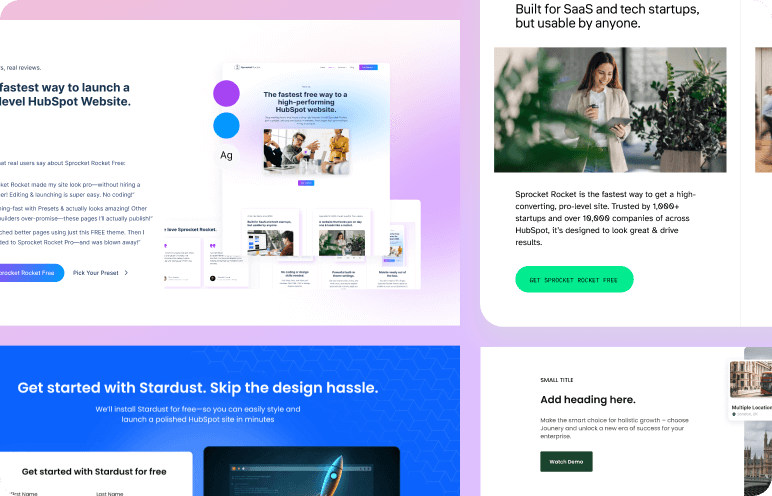 Sprocket Rocket PRO | Modular Website Builder - Sprocket Rocket