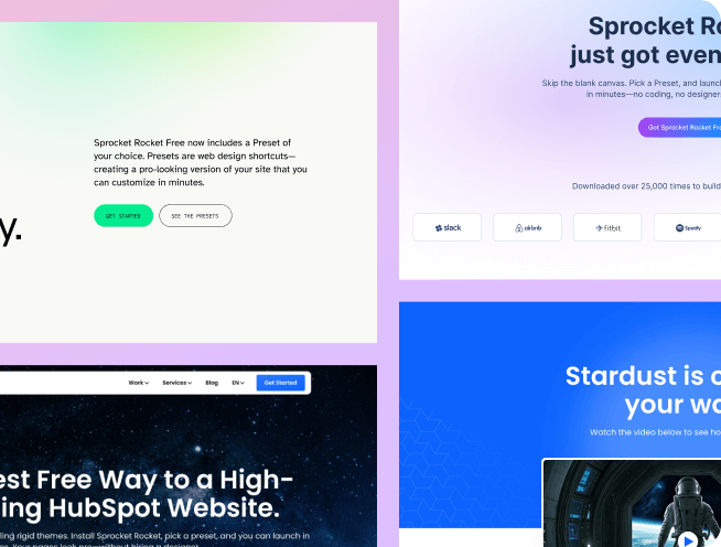 Sprocket Rocket PRO | Modular Website Builder - Sprocket Rocket