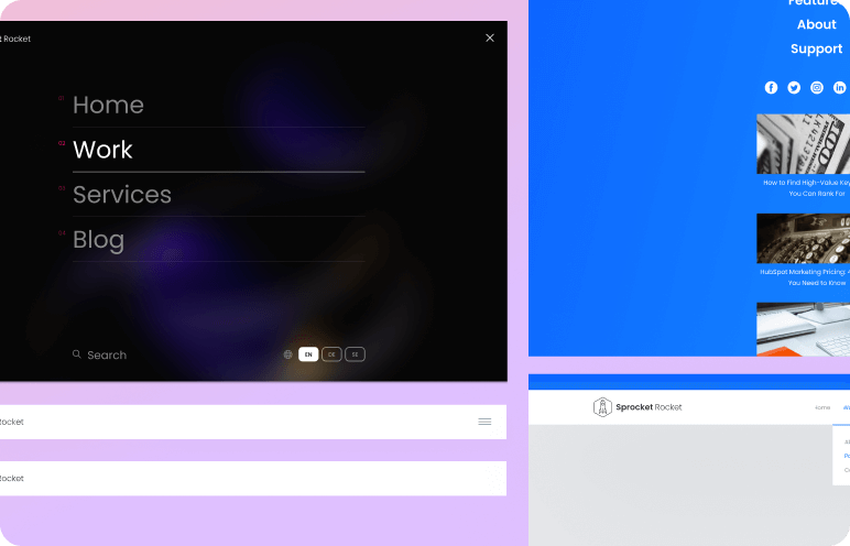 Sprocket Rocket PRO | Modular Website Builder - Sprocket Rocket