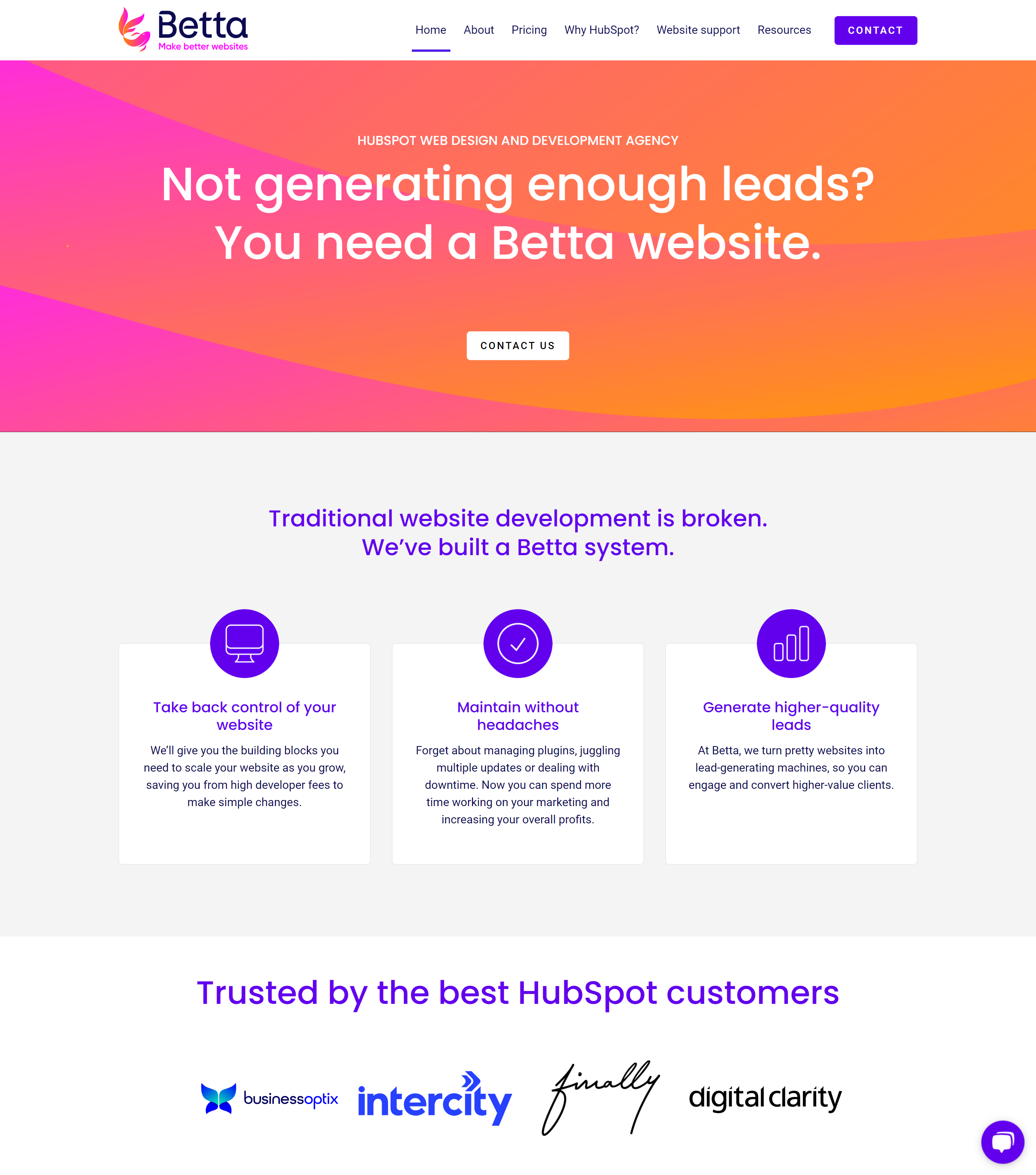 Betta website image