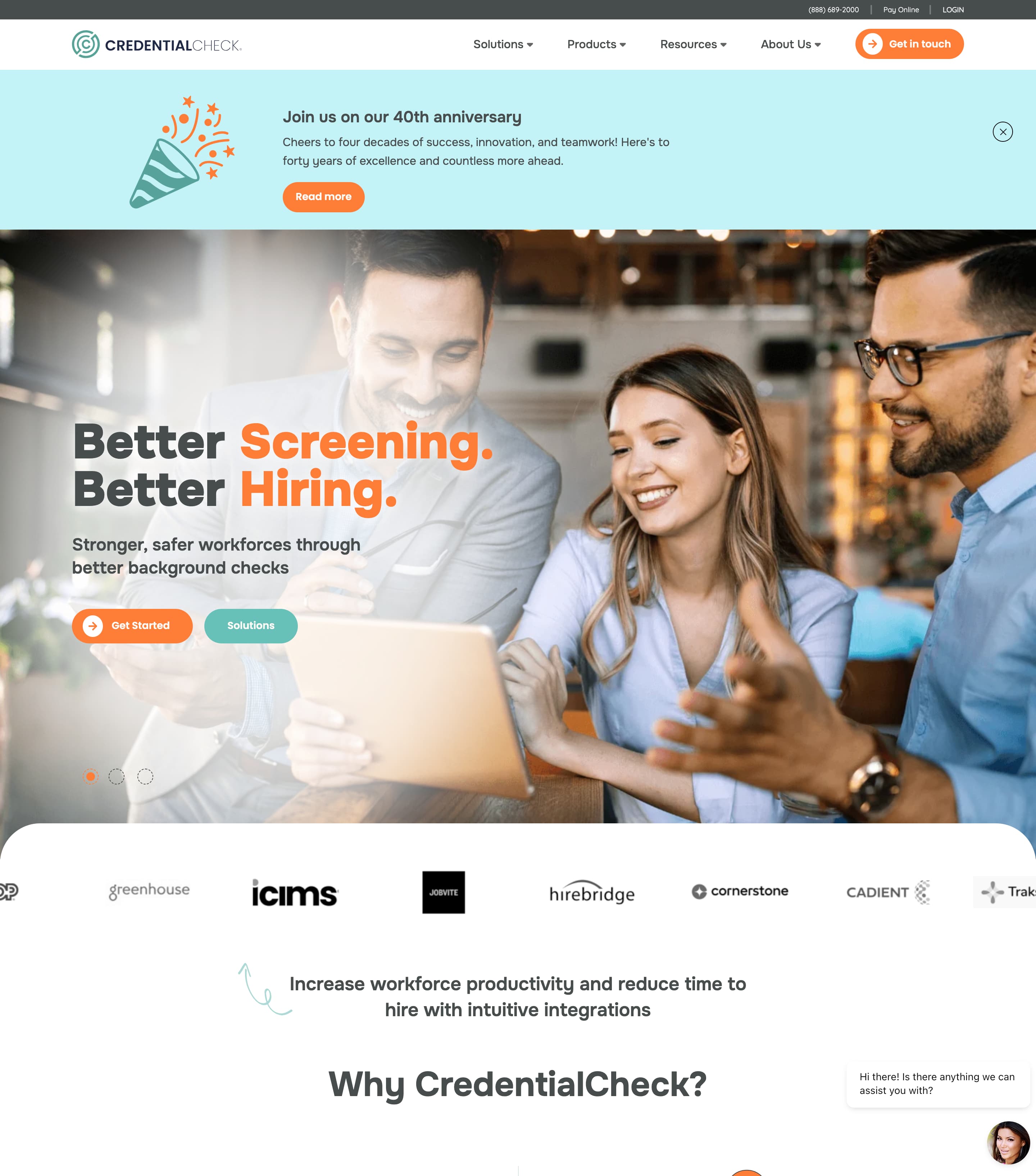 CredentialCheck website image