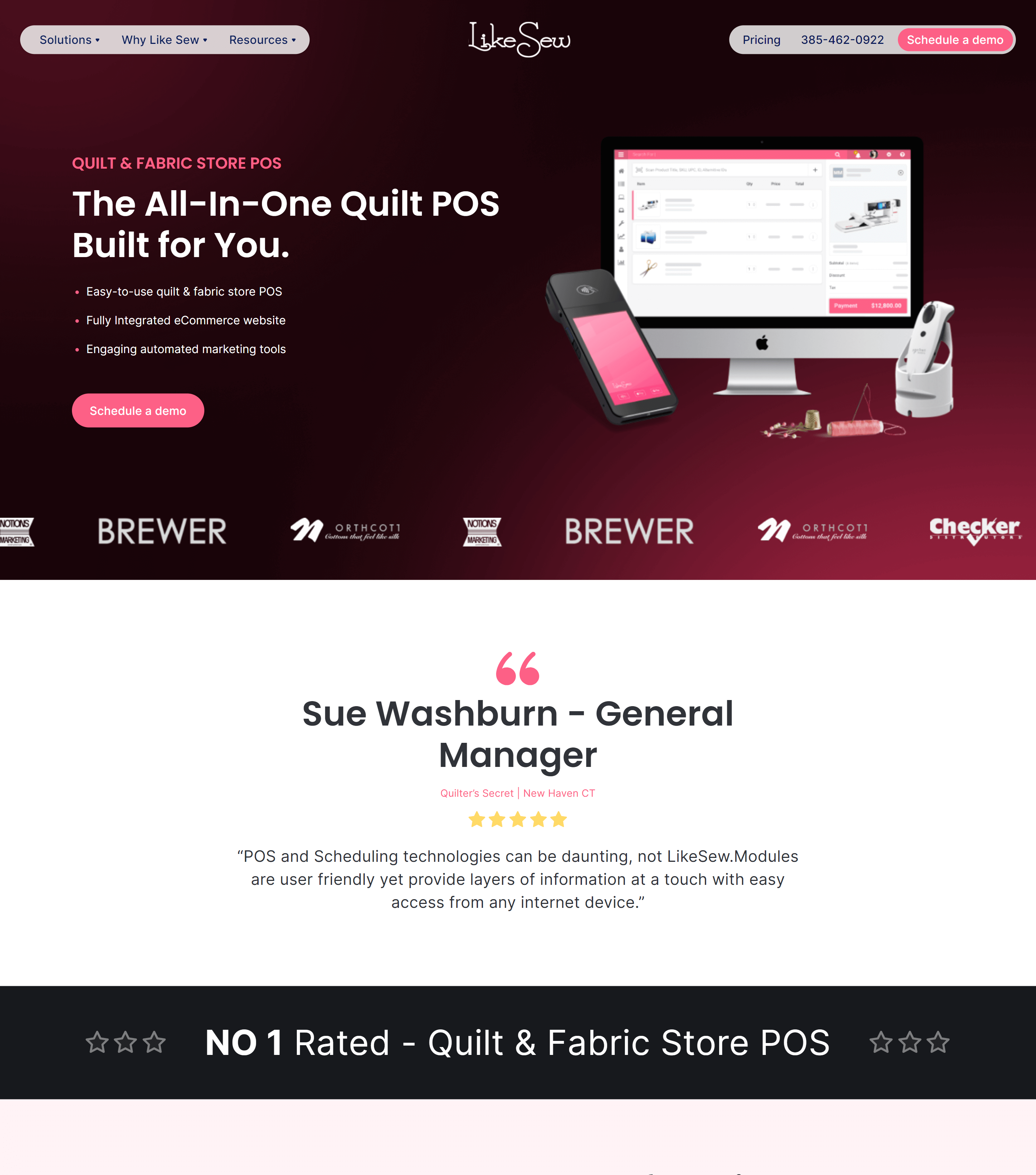 Like Sew website image
