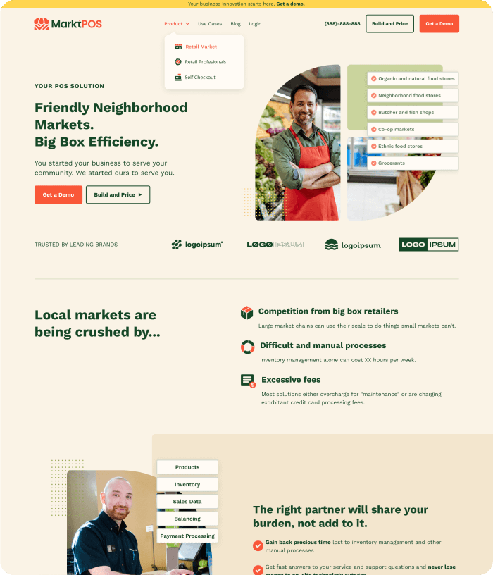 MarktPOS website image