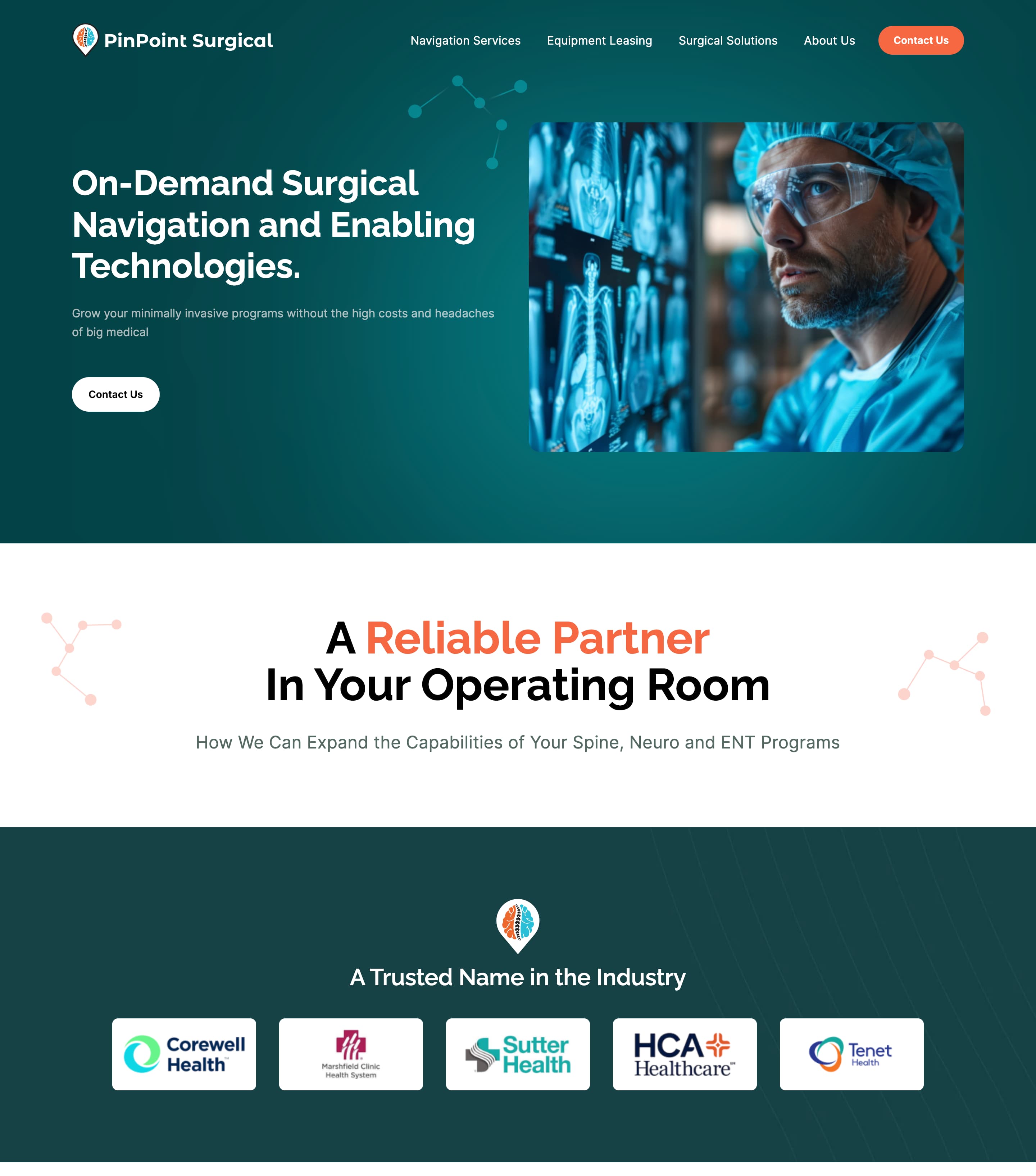 PinPoint Surgical website image