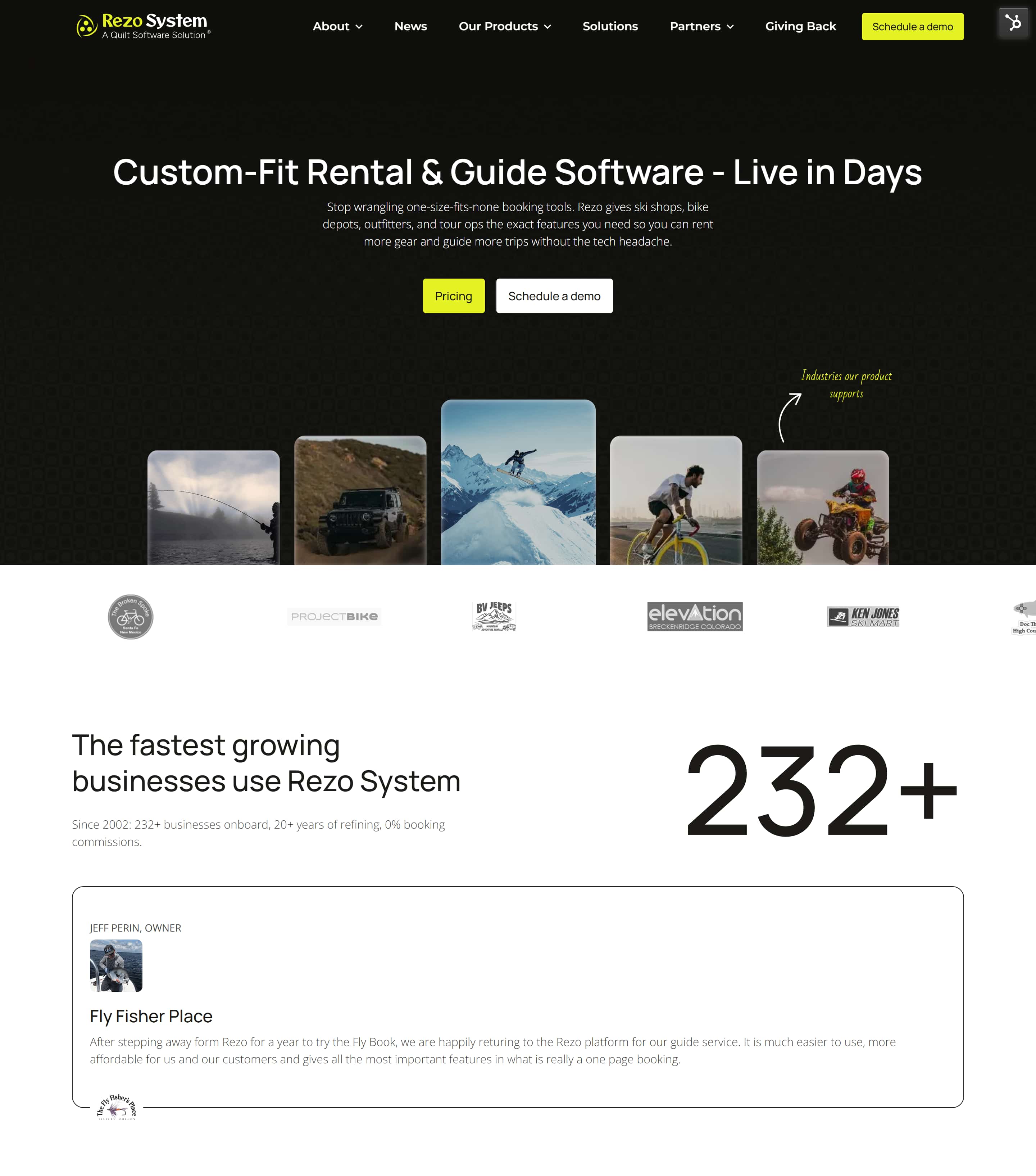 Rezosystems website image