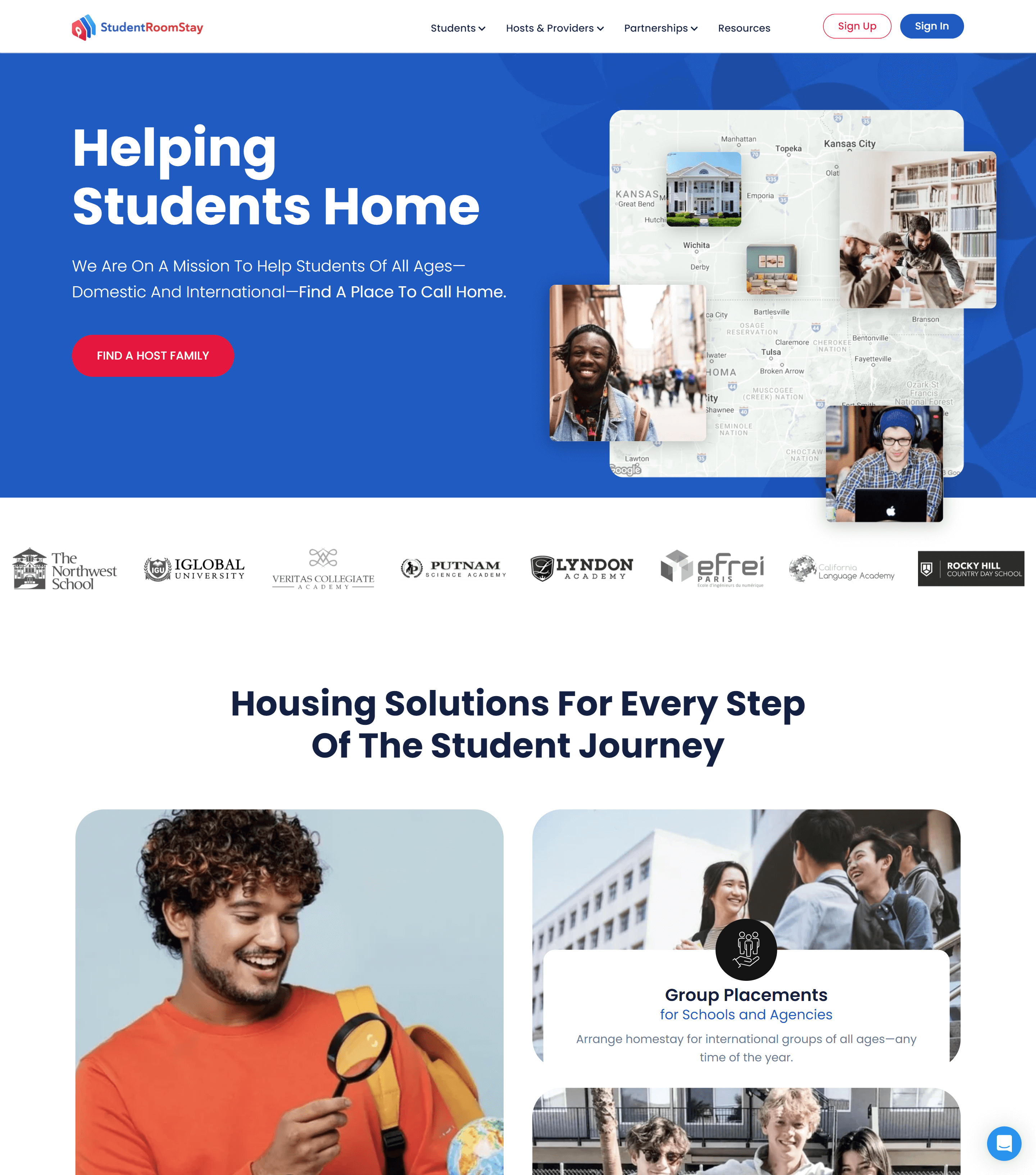 StudentRoomStay website image