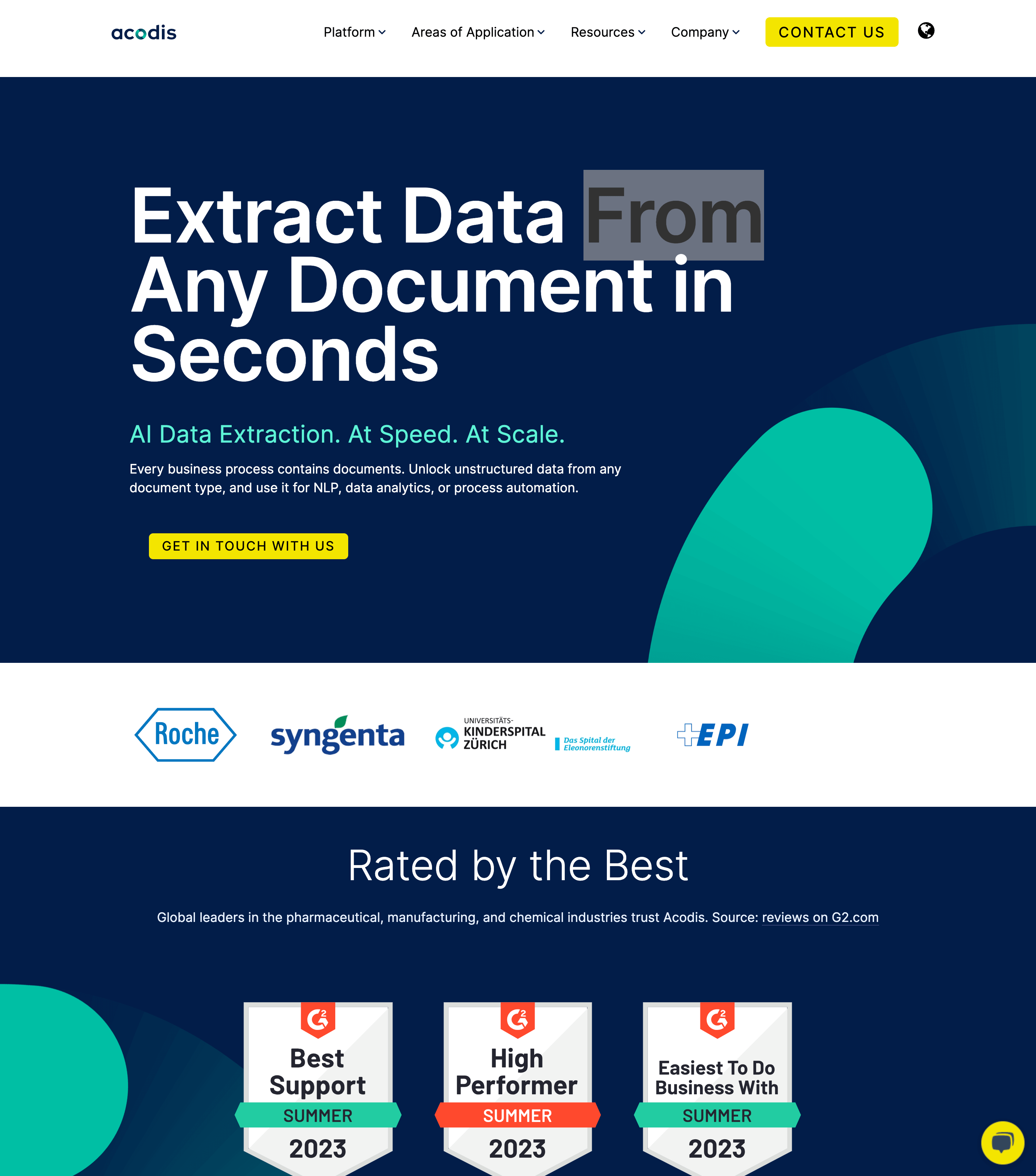 Acodis website image
