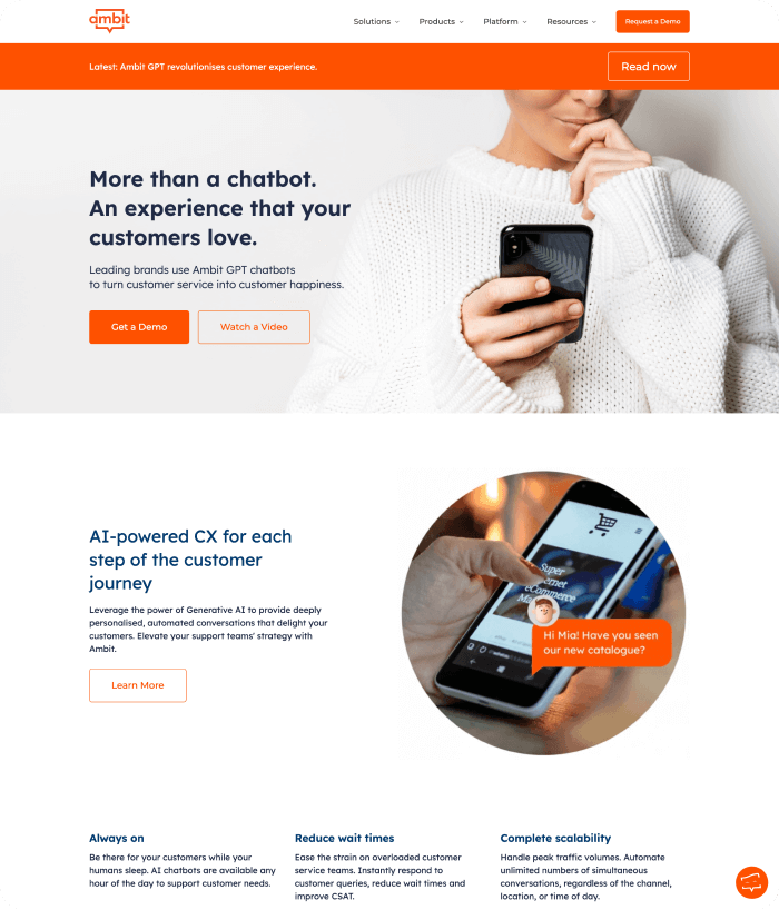 Ambit AI website image