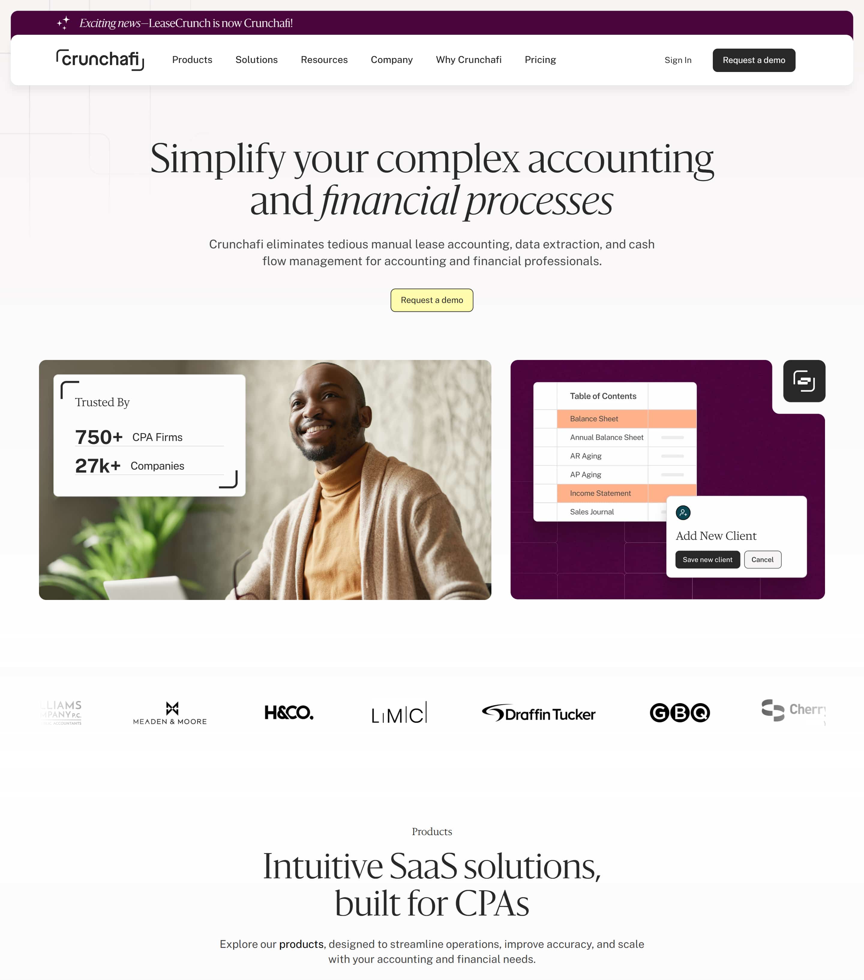 Crunchafi website image