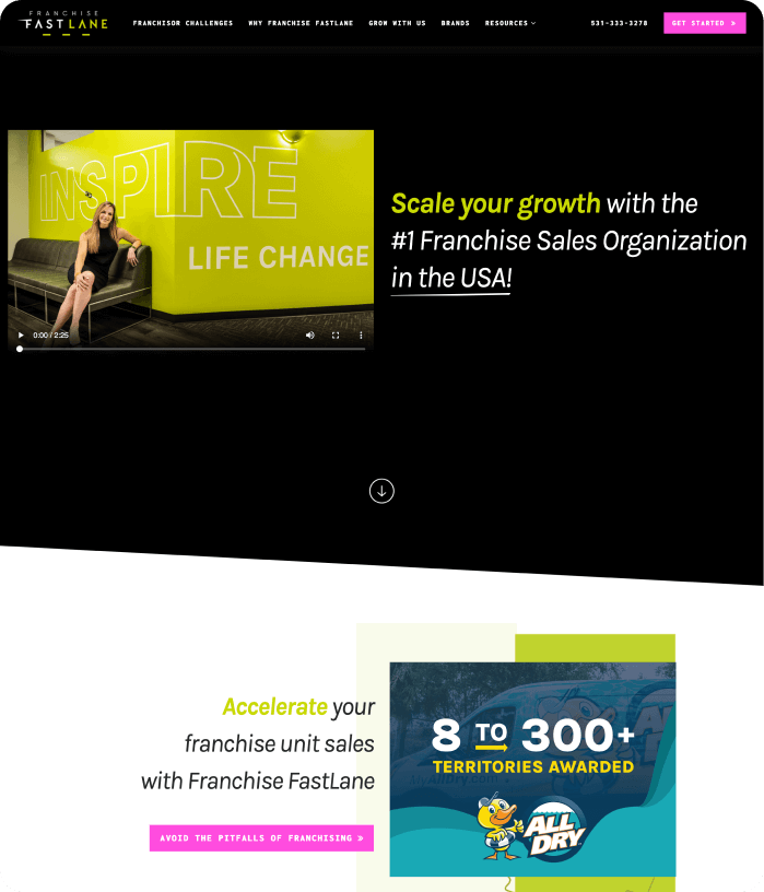 Franchise Fastlane website image