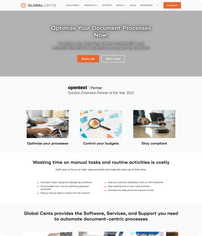 Global Cents website image