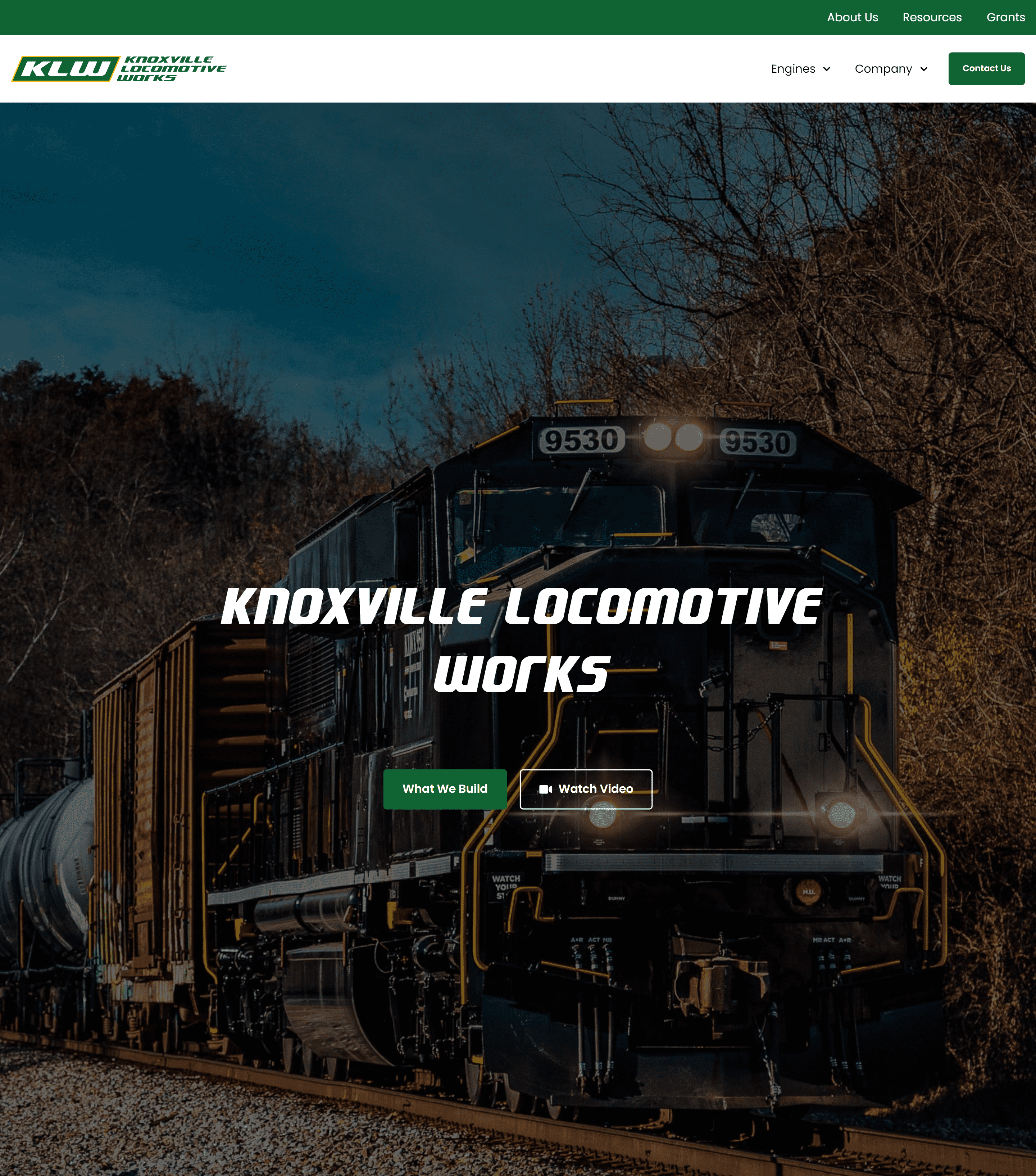 Knoxville Locomotive Works website image
