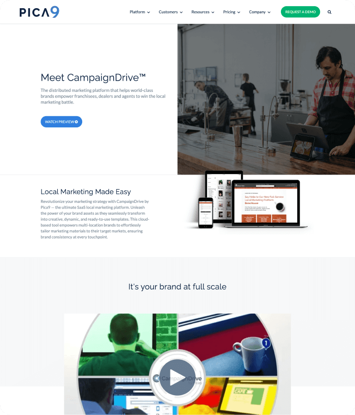 Pica9 website image