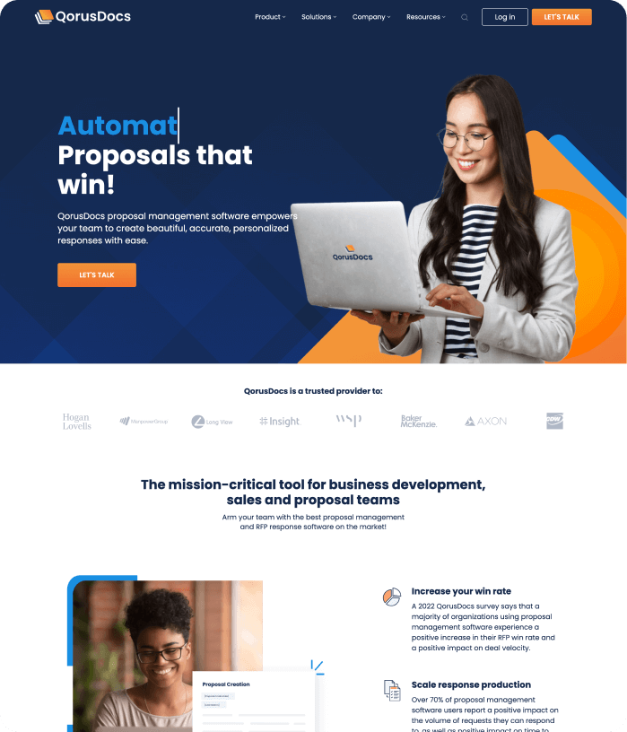 QorusDocs website image
