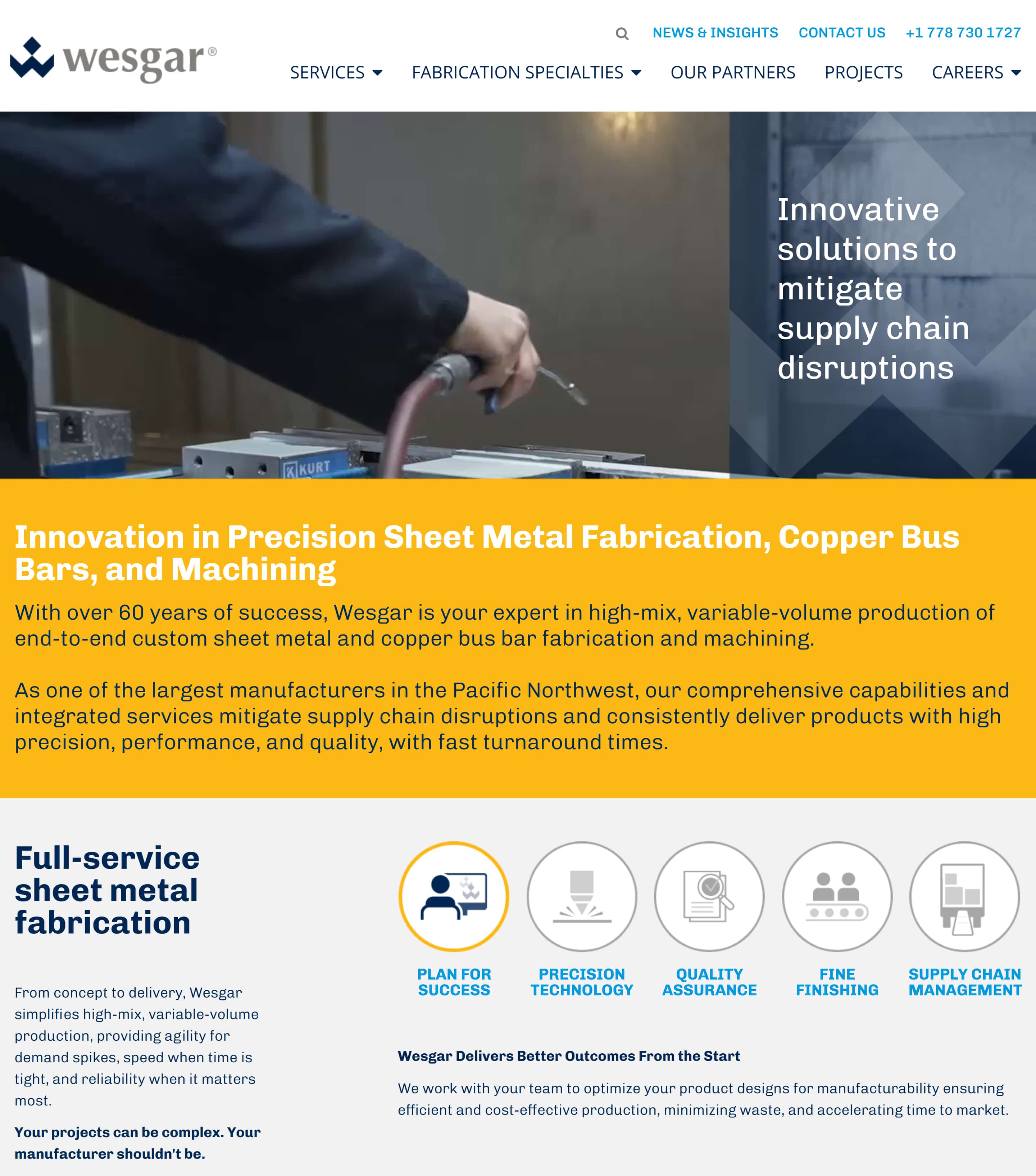 Wesgar website image