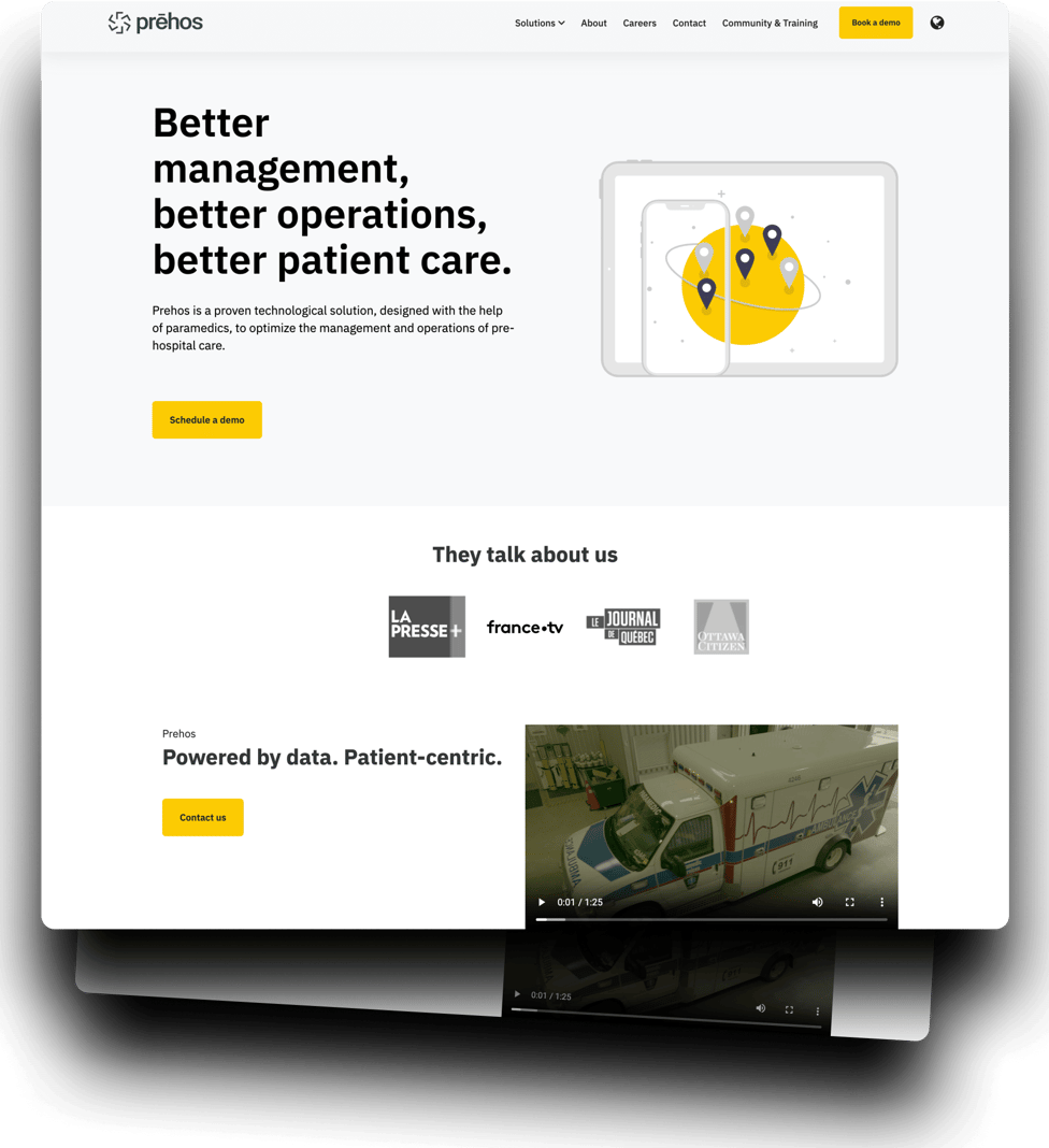 prehos page