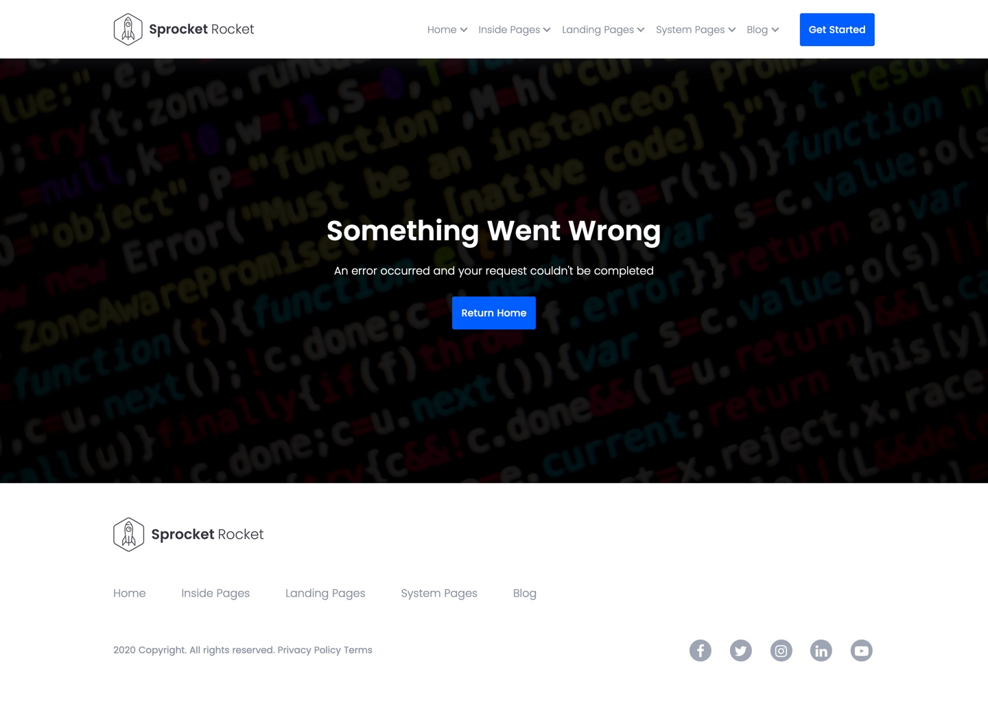 SR Error 500